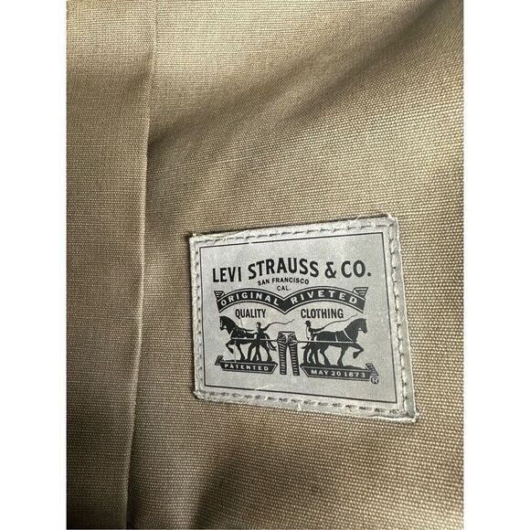 Levi's Men's Valencia Roll Top Backpack Men's Roll Top Backpack Tan Black *Notes - Picture 9 of 16